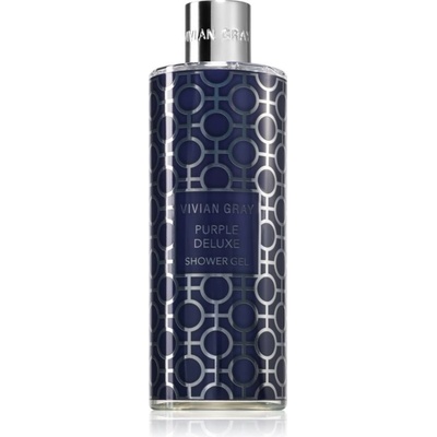 Vivian Gray Purple Deluxe Jasmine & Patchouli luxusní sprchový gel s parfemací 500 ml