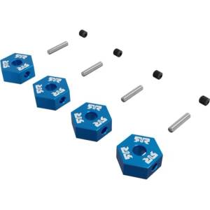 Arrma шестостенен държач за колело 12mm, син (4)