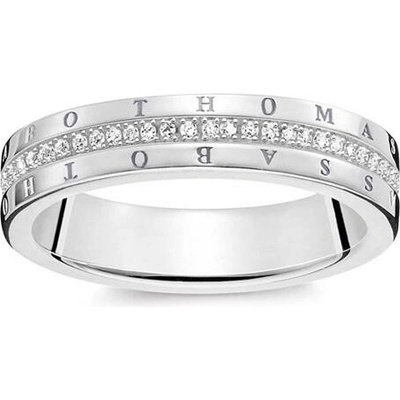 Thomas Sabo Prsten Klasický bílý D TR0026 725 14 Sterling silver