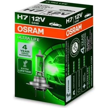 Image 1 of OSRAM Крушка OSRAM H7, 12V, 55W, 1500lm, 1 брой