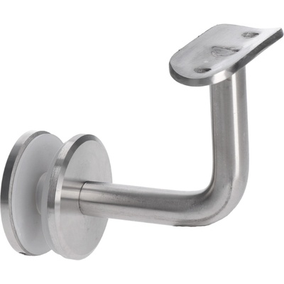 Držák madla ø 42,4 mm, sklo 6 - 16 mm, broušená AISI 304