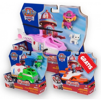 ОФЕРТА: Пес патрул Fire Rescue превозни средства Скай + Роки + Зума Безплатно (AS_6072661_6072642_6072684)