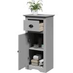 vidaXL Шкаф за баня BODO сив 44x30x90 см (4016859)