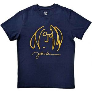 John Lennon Self Portrait Navy Blue M Риза (JLTS23MN02)