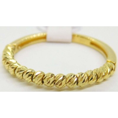 Klenoty Budín Dámský zlatý prsten s gravírováním HK1230