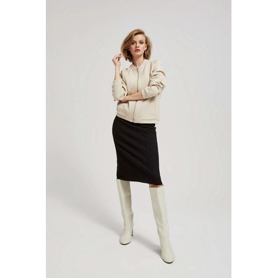 Moodo Права пола с плетен десен черна Moodo Moodo | Cheren | ЖЕНИ | XS