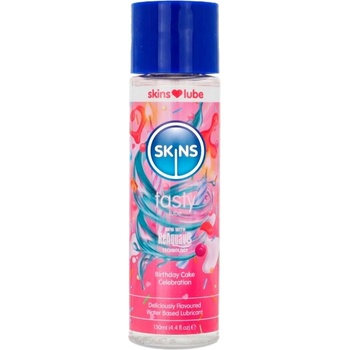SKINS Лубрикант на водна основа skins - tasty water-based lubricant birthday cake 130 ml