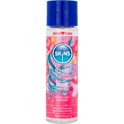SKINS Лубрикант на водна основа skins - tasty water-based lubricant birthday cake 130 ml