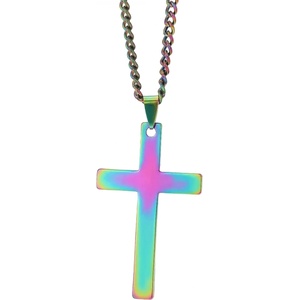 HARAHU Колие Cross - Многоцветно KP34537