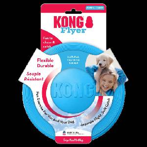 KONG Kong Puppy Flyer Rozmiar S - Играчка за кучета, фризби от каучук