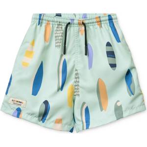 LIEWOOD Детски бордшорт LIEWOOD Kid's Duke Printed Board Shorts Boardshorts - Boards / Light Peppermint - размер 122 (EU) (750-2483-0114)