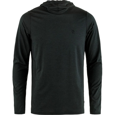 Fjällräven Мъжка спортна тениска Fjällräven Abisko Sun-Hoodie Sport shirt - Black - размер XXL (016-6748-0616)