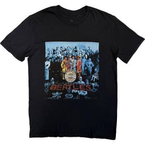 The Beatles Sgt Pepper Blue (Back Print) Black M Риза (BEATTEE331MB02)