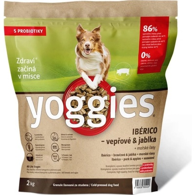 Yoggies Ibérico vepřové maso s jablky lisované za studena s probiotiky 2 kg