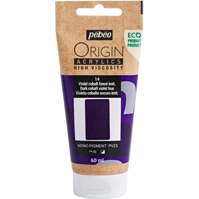 Pébéo Origin АКРИЛНА боя Dark Cobalt Violet Hue 60 ml 1 бр (817014)