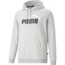 Puma ESS+ 2 Col Big Logo Hoodie TR M 58676504 light gray heather