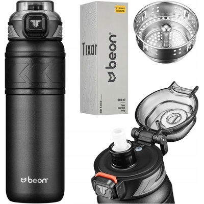 Beon Termohrnek Tixar 900 ml černý