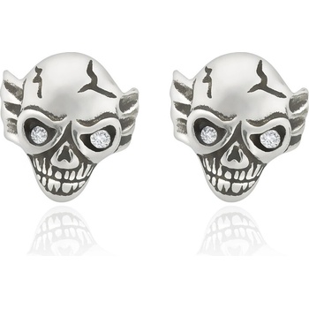 Sam's Artisans náušnice Memento Mori chirurgická oceľ INM042
