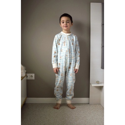 Detský overal Divoká Afrika prírodný lem