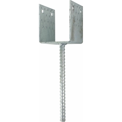 MTR Patka kotevní s trnem, 100x100mm, ZN