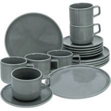 Creatable Jídelní servis Chef Collection kávový servis šedá 18 ks
