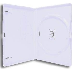  DVD-BOX 14 mm Единична за DVD - Бял