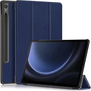 Gigapack Samsung Tab S10 Lite LTE GIGAPACK Tok стоящ, кожен ефект, активен FLIP, държач за моливи, BLUE BUTTON GP-149331 (GP-149331)