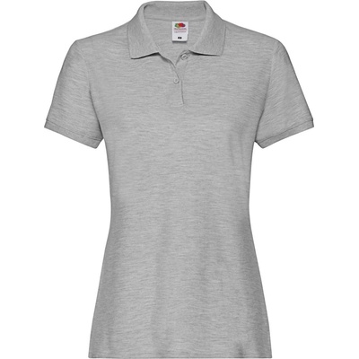 Fruit of the Loom LADY-FIT PREMIUM POLO / Дамска поло тениска с къс ръкав - ледено сива L (163030a9903)