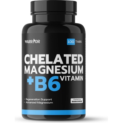 Warrior Chelated Magnesium + B6 100 kapsúl