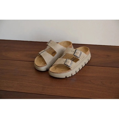 Birkenstock x Papillio дамски чехли от велур Arizona Chunky Suede Leather (1032996)