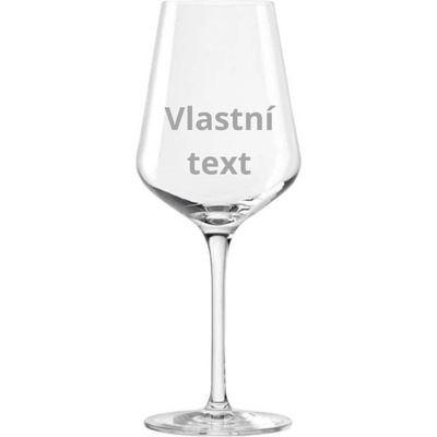 Stölzle Sklenice na víno s vlastním nápisem LUCY 390 ml