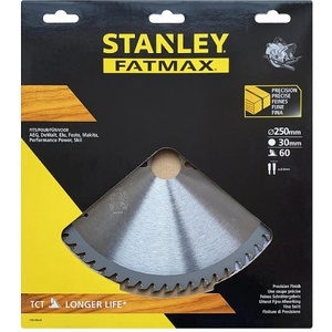 STANLEY TCT/HM нож за трион, заточващ се за напречни разрези 250x30 мм STA15610 (STA15610)
