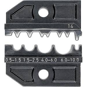 KNIPEX Челюсти CrimpSystem за кримпване на кабелни накрайници 0.5-10мм2 DIN неизолирани, Knipex (K974914)