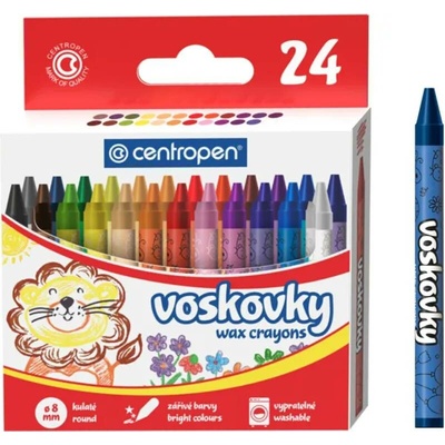 Centropen voskovky 9530 24 barev – Zboží Dáma