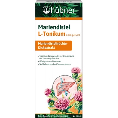 Zelená Lekáreň Hübner Ostropestrecové Tonikum Pečeň 250 ml