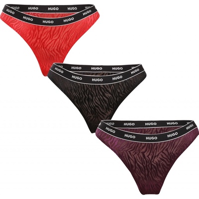 HUGO 3PACK dámske nohavičky viacfarebné (50523826 961)