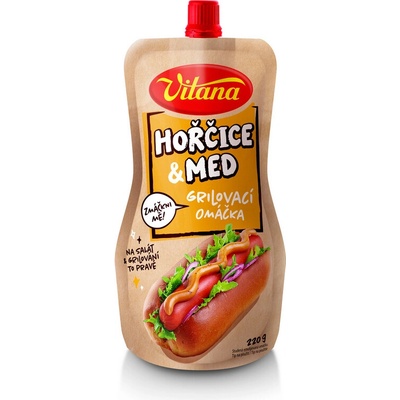 Vitana Omáčka Hořčice Med 220 g