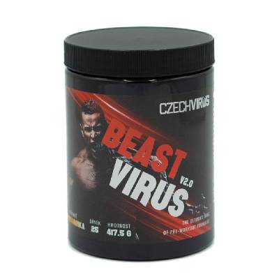 Czech Virus Beast Virus V2.0, 417,5 g Príchuť: Kyselé jablko/Malina