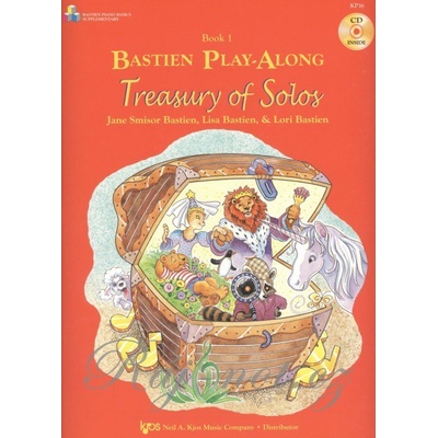 Bastien Play Along Treasury of Solos 1 + CD / sólo klavír