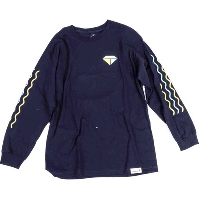 Diamond triko Bolts And Boats L/S Tee Navy