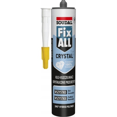 Soudal Hybridní lepidlo-tmel Fix All Crystal bezbarvý 290 ml