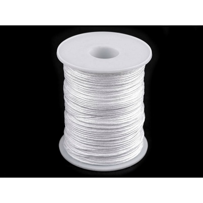 Šňůra technická žaluziová / k navlékání korálků Ø1,4 mm Varianta: 1 bílá, Balení: 100 m