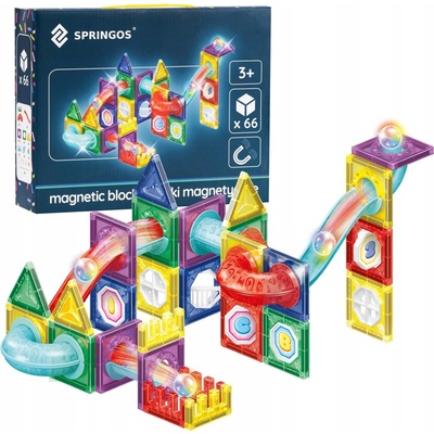 Springos Magnetické kocky 66 kusov