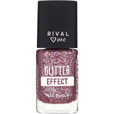 Rival Loves Me Lak na nehty Glitter Effect 09 dazzling diamonds 9 ml