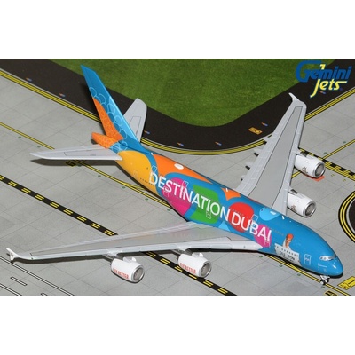 Gemini A380-861 Emirates Destination DubaiBe Part Of The Magic Colors 1:400