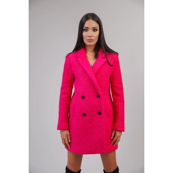 Image 1 of Radek's Collection Дамско зимно палто от букле цвят циклама 12206-703