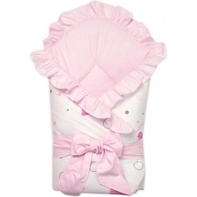 Baby Nellys zavinovačka s volánkem a stuhou I love Girl růžová bílá – Zboží Dáma Baby Nellys zavinovačka s volánkem a stuhou I love Girl růžová bílá – Zboží Dáma