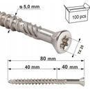 Terasová skrutka nerez 5x70