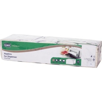 Tork servítky vhodné do dávkovača 1/2 ohyb 2 V 21 6x16 5cm Prémium Interfolded 1000ks
