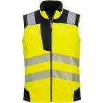 Portwest hi-vis pw325 / Светлоотразителна софтшел жилетка pw3 - hv жълто/черно s (pw325ybrs)